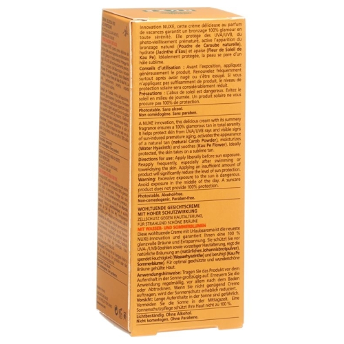 Nuxe Sun cream Visage Delic Sun Protection Factor 30 50 ml