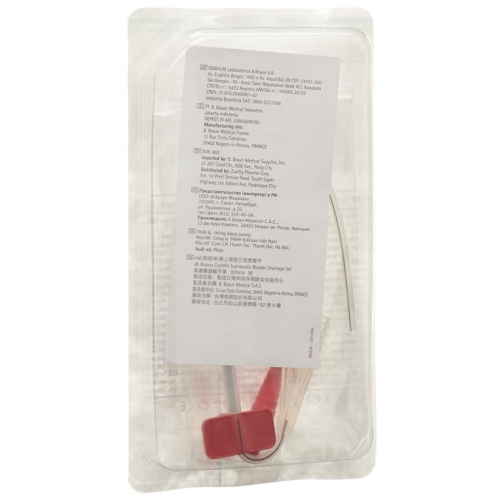Cystofix point RTU balloon catheter CH12 40cm 12cm straight
