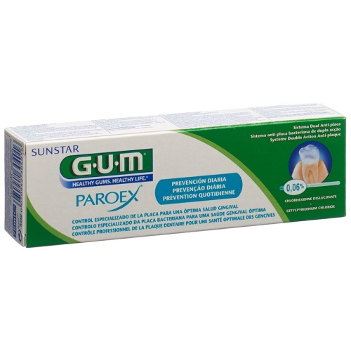 GUM SUNSTAR Paroex toothpaste chlorhexidine 0.06% to 75 ml