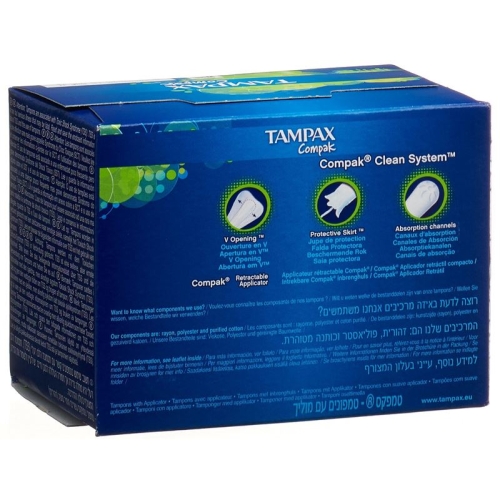 Tampax Tampons Compak Super 22 pieces