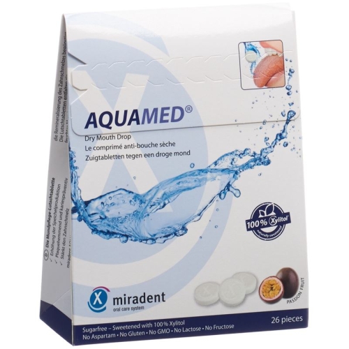 Miradent AQUAMED mouth dryness lozenge 60 g
