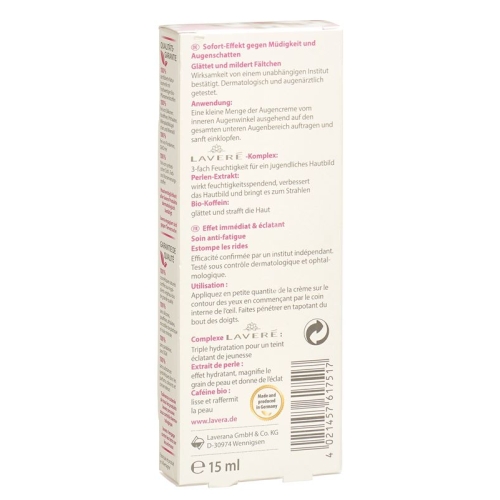 Lavera Illuminating Eye Cream bead 15 ml