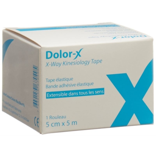 Dolor-X X-Way Kinesiology Tape 5cm x 5m blue