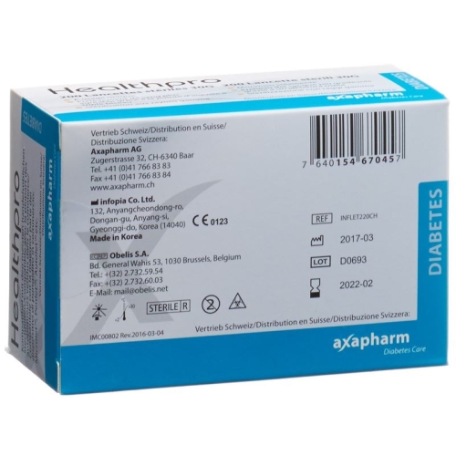 Healthpro 30G lancets 200 pcs