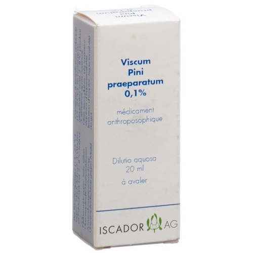 Iscador Viscum Pini Praeparatum 0.1% Dilutio aquosa 20 ml