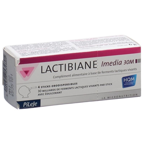 LACTIBIANE Imedia orodispersible Sticks 4 pcs