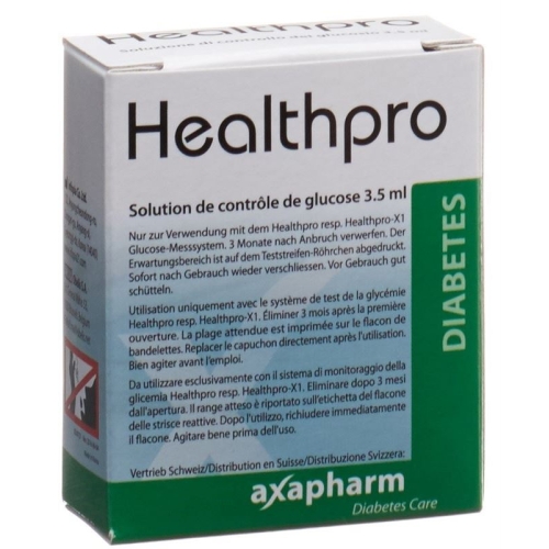 Healthpro Axapharm control solution normal Fl 3.5 ml