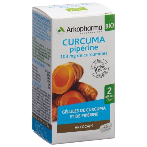Arkocaps turmeric organic jar 40 capsules