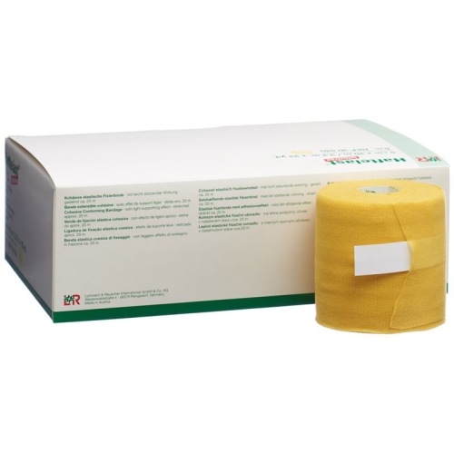 Exemplary load latex-free cohesive bandage 8cmx20m yellow 6 pcs