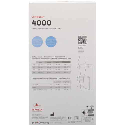 Venosan 4001 A-ghz Kkl1 L Lang Gesch Mexi 1 Paar buy online