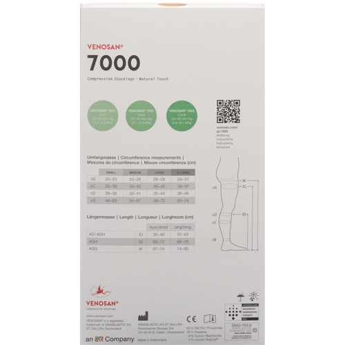 Venosan 7003 A-dh Kkl3 S Lang Gesch Beige 1 Paar buy online