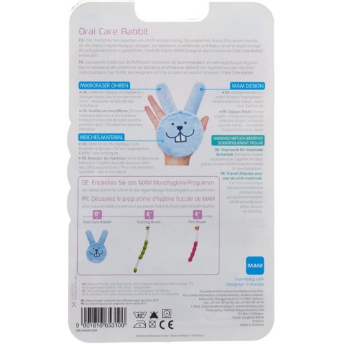 MAM Oral Care Rabbit oral hygiene 0+ months