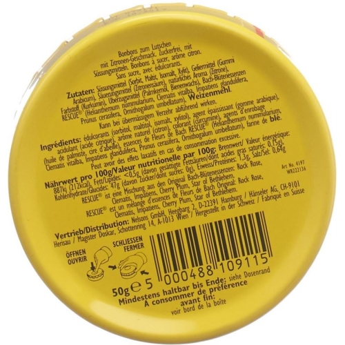 Rescue Pastilles Lemon Ds 50 g