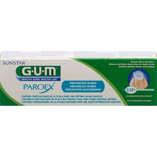 GUM SUNSTAR Paroex toothpaste chlorhexidine 0.06% to 75 ml