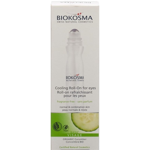 Biokosma Basic cooling eye roll-on 15ml