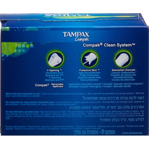 Tampax Tampons Compak Super 22 pieces
