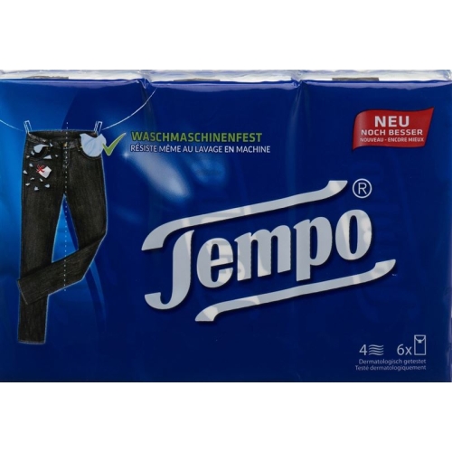 Tempo handkerchiefs Classic 6 x 10 pcs