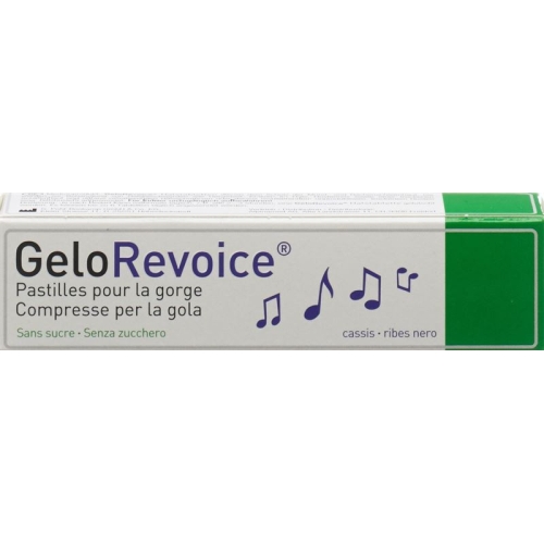 GeloRevoice Halstabletten cassis menthol 20 pcs
