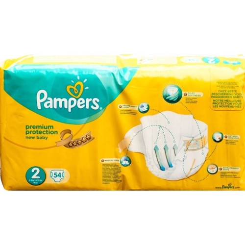 Pampers Premium Protection New Baby Gr2 4-8kg Mini Economy Pack 54 pcs