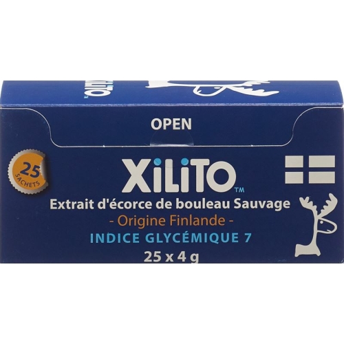 Xylitol Xilito Birkenzucker Finland 25 Battalion 4 g
