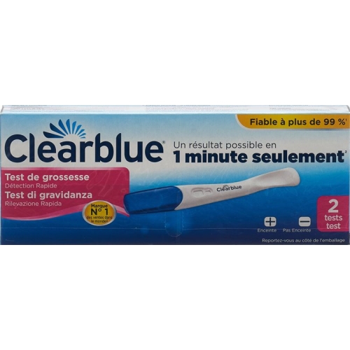 Clearblue pregnancy test 2 pcs Rapid detection