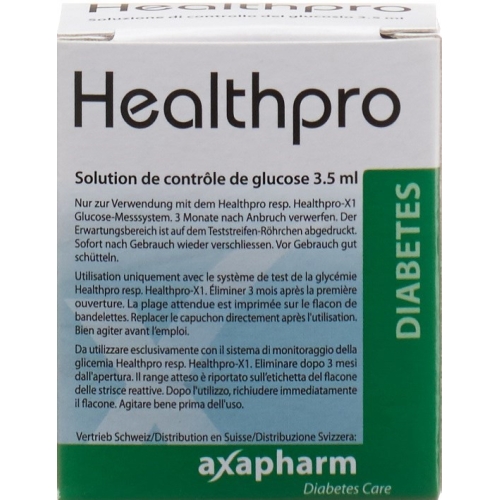 Healthpro Axapharm control solution normal Fl 3.5 ml