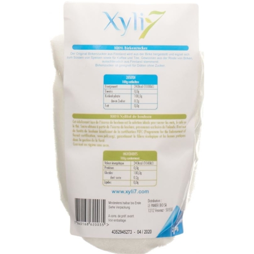 Xyli7 Birkenzucker Beutel 250g buy online