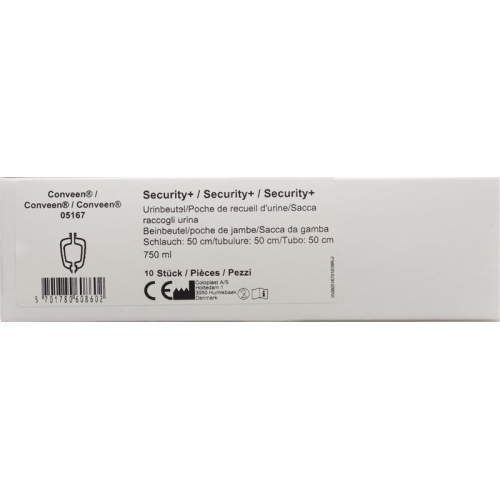 Conveen Security Plus Beinbeutel Unsteril 750ml 50cm 10 Stück buy online
