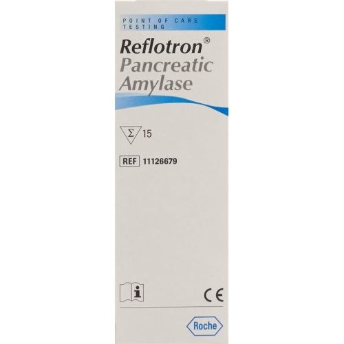 REFLOTRON pancreatic amylase test strips 15 pcs