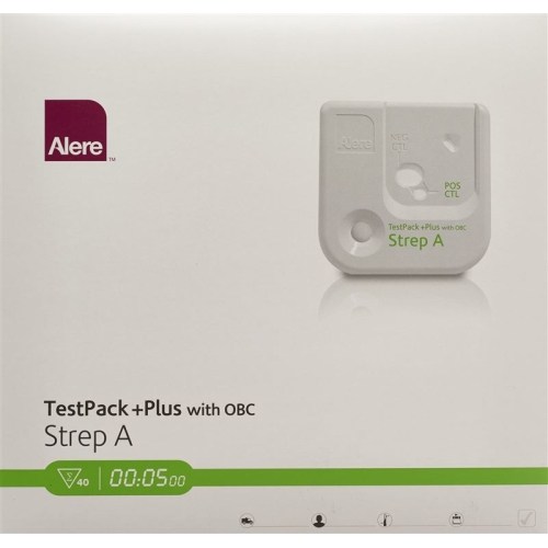 Alere Test Pack Plus Strep A with OBC 40 pcs