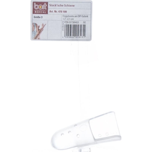 Stax Fingerschiene Grösse 3 Transparent buy online