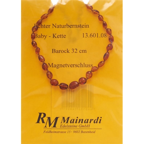 Mainardi Bernstein Babykette Barock 32cm Magnetverschluss buy online