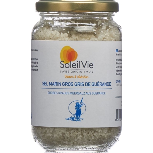 Soleil Vie Meersalz Grau Grob Guerande Topf 300g buy online