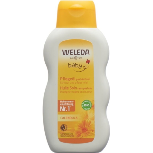 Weleda Baby Calendula Pflegeöl Parfümfrei 200ml buy online