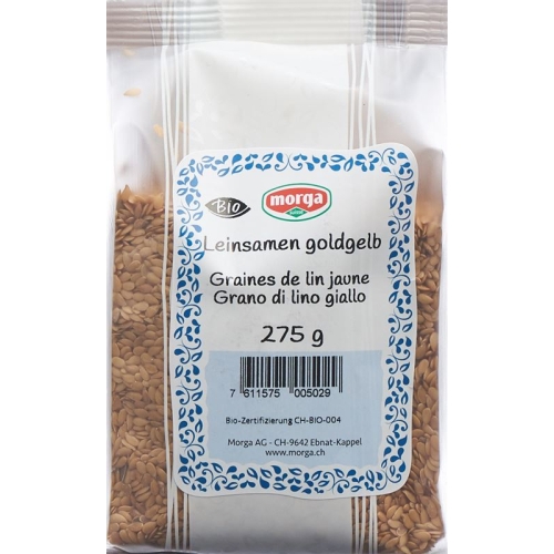 Morga flaxseed golden yellow Bio 275 g Btl