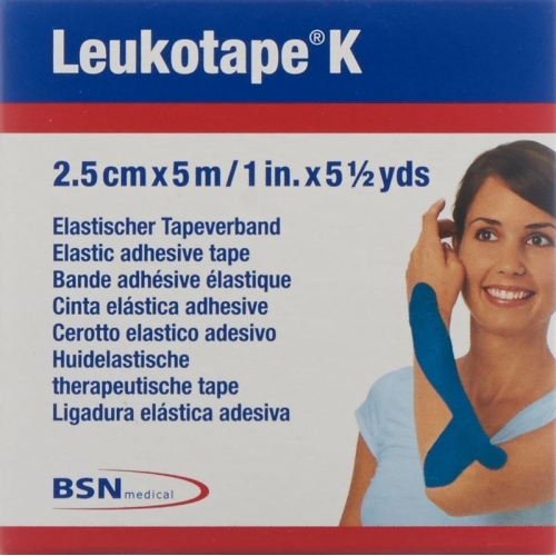 Leukotape K paving binder 5mx2.5cm blue