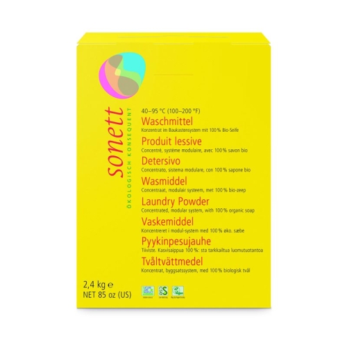Sonnet detergent 40 ° 60 ° 95 ° C powder 2.4 kg