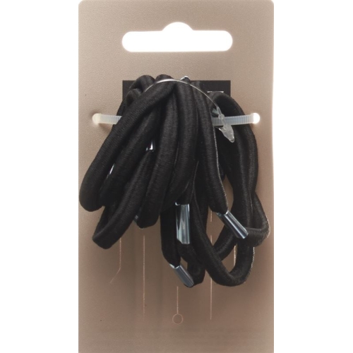 Trisa elastic thick black 10 pcs