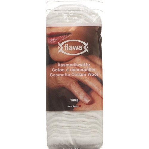 Flawa Classic cosmetics cotton pre-portioned 100% cotton 100 g