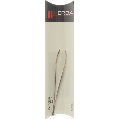 HERBA tweezers 9cm obliquely 5353