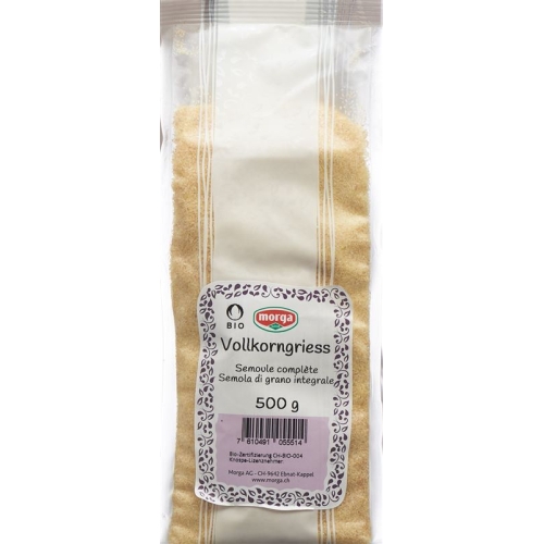 Morga whole wheat semolina bio bud Battalion 500 g