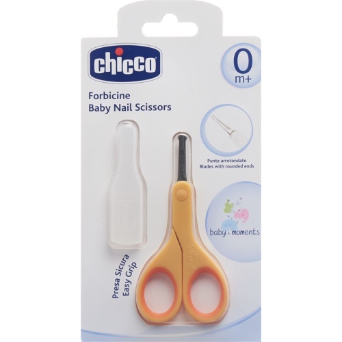 Chicco baby scissors M protective cap orange 0m+ buy online