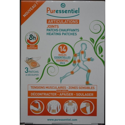 Puressentiel® patch warming 14 essential oils 3 pcs