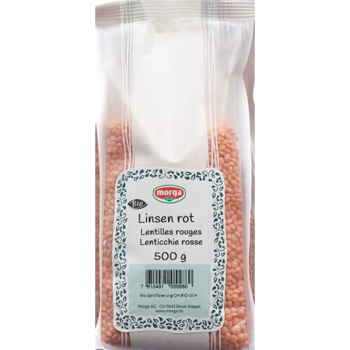 Morga lenses red organic Battalion 500 g
