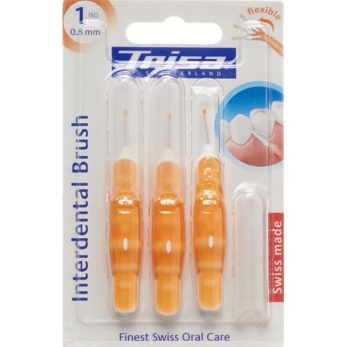 Trisa interdental brush ISO 1 0.8mm 3 pieces