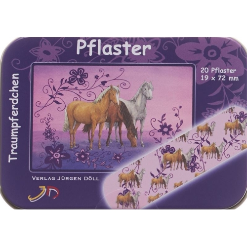 Döll adhesive plasters 19x72mm Traumpferdchen Ds 20 pcs