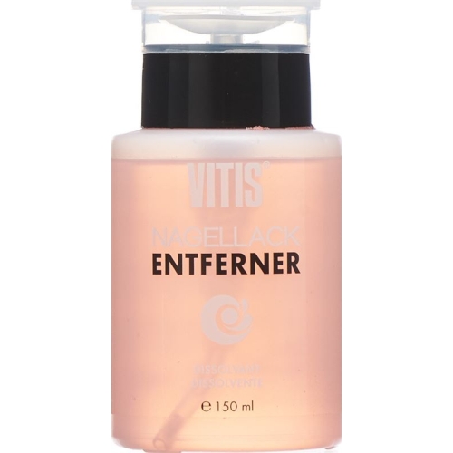 Vitis nail polish remover with acetone and oil pump with 150 ml