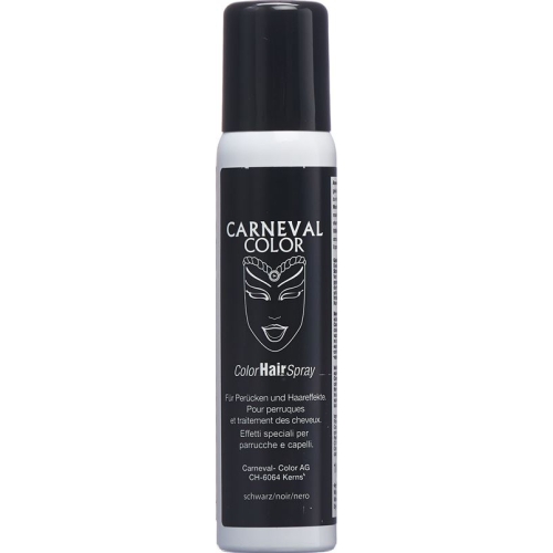 Carnival Color Hair spray black 100 ml