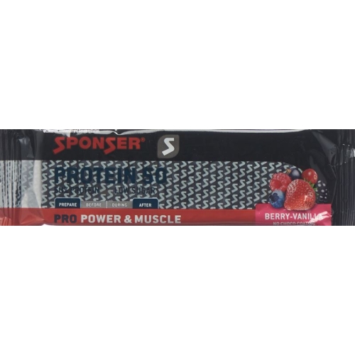 Sponser Protein 50 Bar berries Vanilla 50g