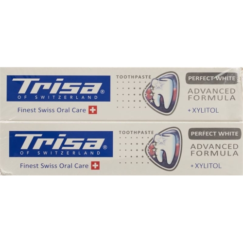 Trisa Perfect White toothpaste DUO 2 x 75 ml